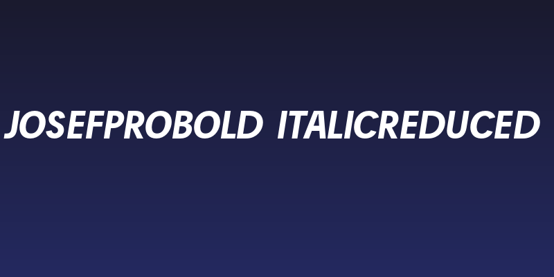 JosefProBold-Italicreduced Social Header