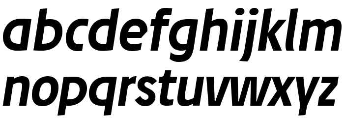 JosefProBold-Italicreduced Font LOWERCASE