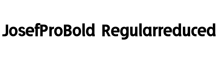 JosefProBold-Regularreduced Font