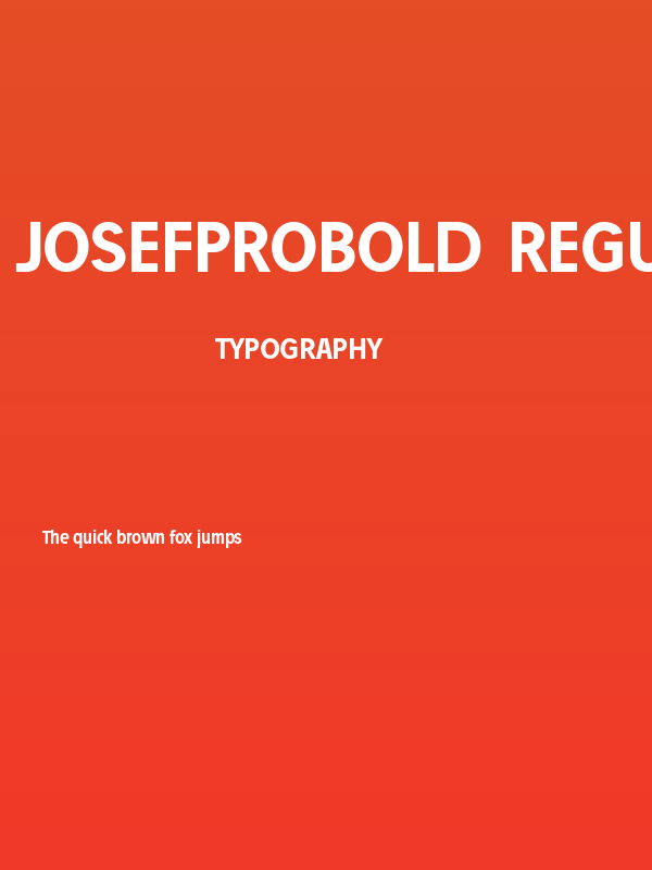 JosefProBold-Regularreduced Poster