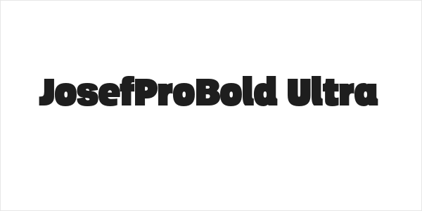 JosefProBold-Ultra Logo