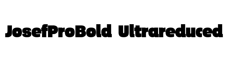 JosefProBold-Ultrareduced Font