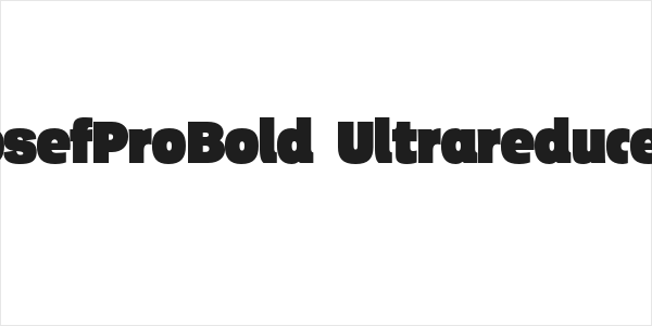 JosefProBold-Ultrareduced Logo