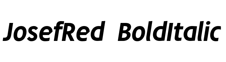 JosefRed-BoldItalic  Descarca Fonturi Gratis