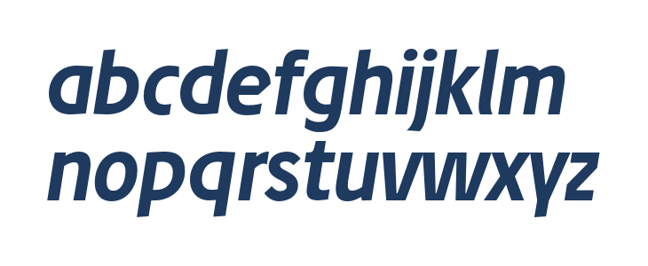 JosefRed-BoldItalic Lowercase