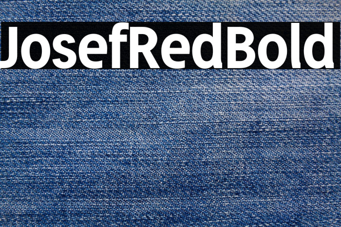 JosefRed-Bold Example 1
