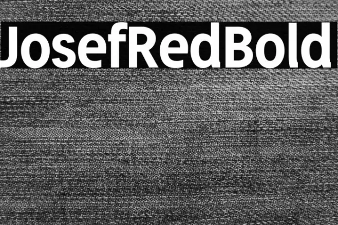 JosefRed-Bold Font examples
