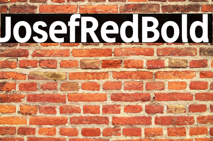 JosefRed-Bold Example 2