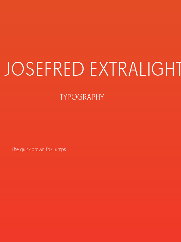 JosefRed-ExtraLight Poster