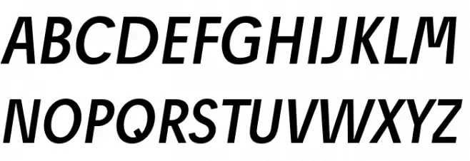 JosefRed-RegularItalic خط أحرف كبيرة