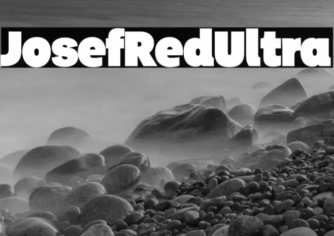 JosefRed-Ultra Font examples