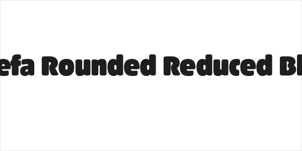 Josefa Rounded Reduced Black Logo