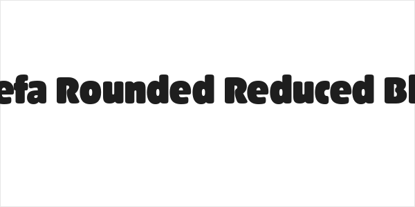 Josefa Rounded Reduced Black Logo