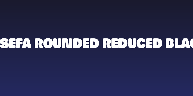 Josefa Rounded Reduced Black Social Header