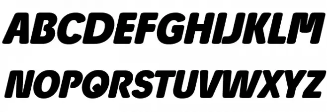Josefa Rounded Reduced Bold Italic Fonte MAIÚSCULAS