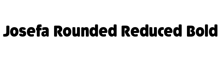 Josefa Rounded Reduced Bold  les polices de caractères gratuit tlcharger
