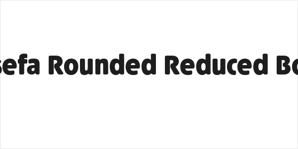 Josefa Rounded Reduced Bold Logo