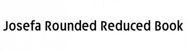 Josefa Rounded Reduced Book  baixar fontes gratis