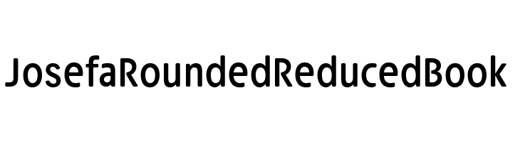 Josefa Rounded Reduced Book  フリーフォントのダウンロード