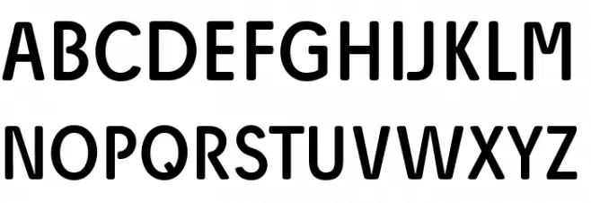 Josefa Rounded Reduced Book Schriftart Groß