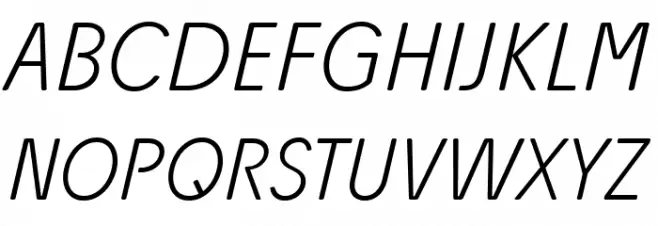 Josefa Rounded Reduced ExtraLight Italic Font OTHER CHARS