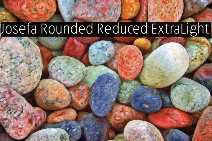 Josefa Rounded Reduced ExtraLight Example 3