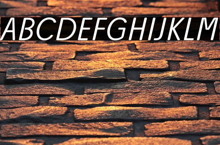 Josefa Rounded Reduced Light Italic Example 2