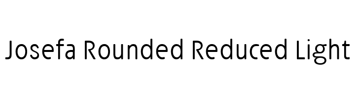 Josefa Rounded Reduced Light  لخطوط تنزيل