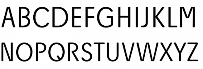 Josefa Rounded Reduced Light Schriftart Groß
