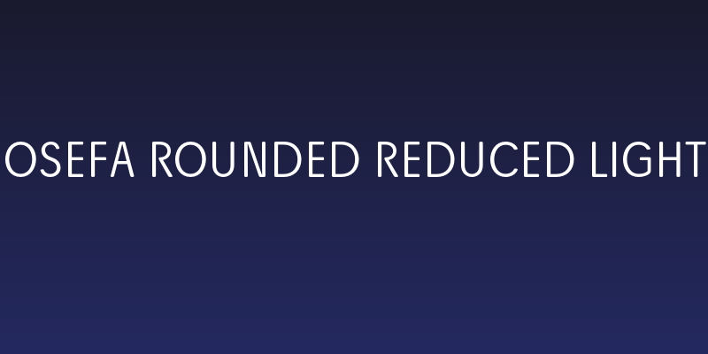 Josefa Rounded Reduced Light Social Header