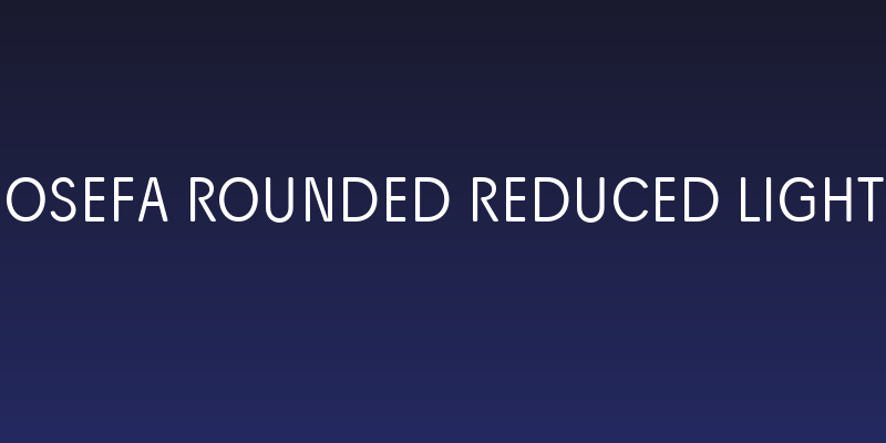 Josefa Rounded Reduced Light Social Header