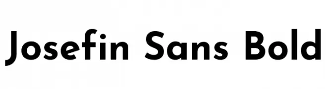 Josefin Sans Bold 