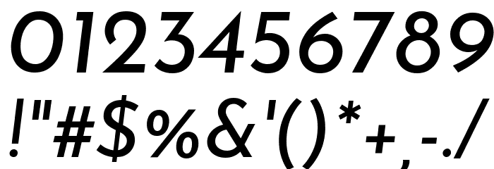 Josefin Sans Italic Font OTHER CHARS