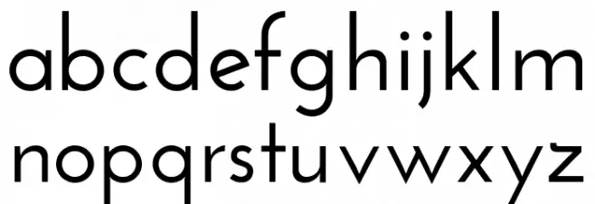 Josefin Sans SemiBold Caratteri MINUSCOLO