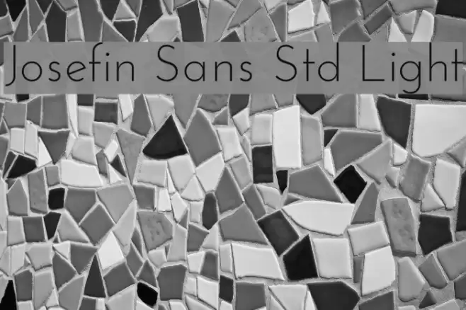 Josefin Sans Std Light Font examples