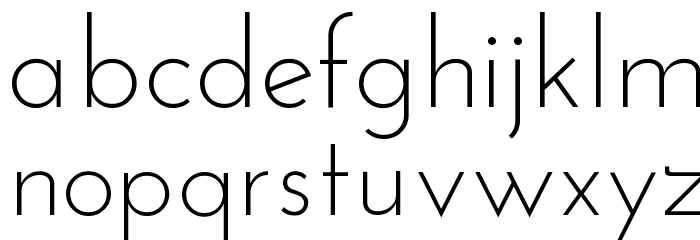 Josefin Sans Std Light Font LOWERCASE