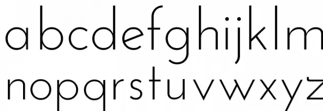 Josefin Sans Std Light Fuentes MINÚSCULAS