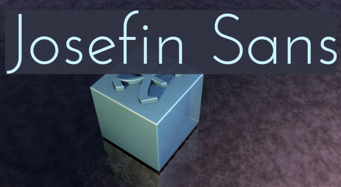 Josefin Sans Font examples