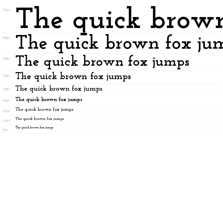 Josefin Slab Bold Waterfall