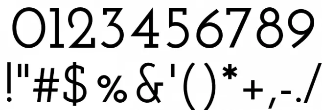 Josefin Slab SemiBold Font OTHER CHARS