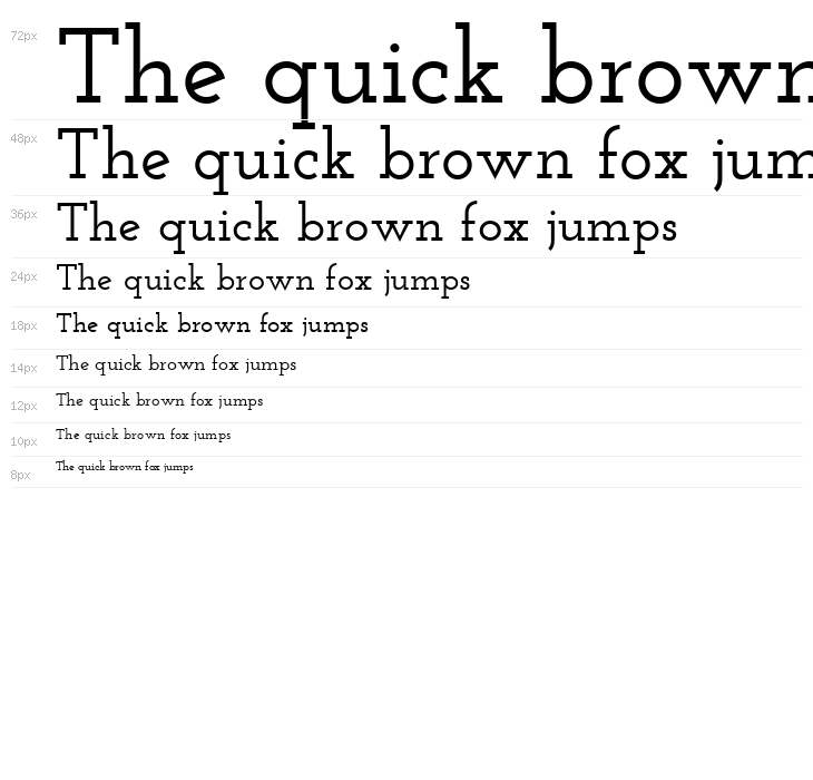 Josefin Slab SemiBold Waterfall