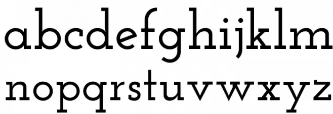Josefin Slab SemiBold خط أحرف صغيرة
