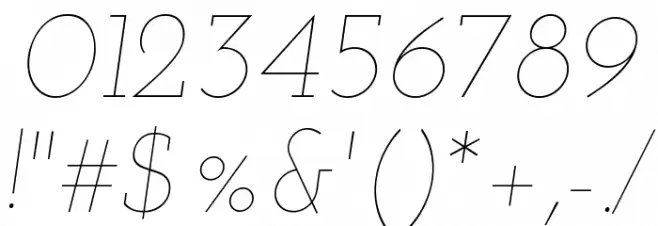 Josefin Slab Thin Italic