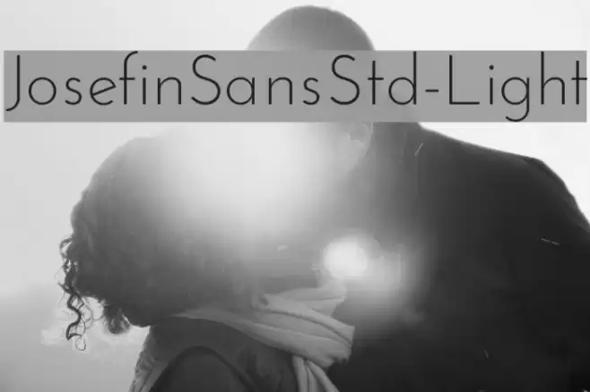 JosefinSansStd-Light Font examples