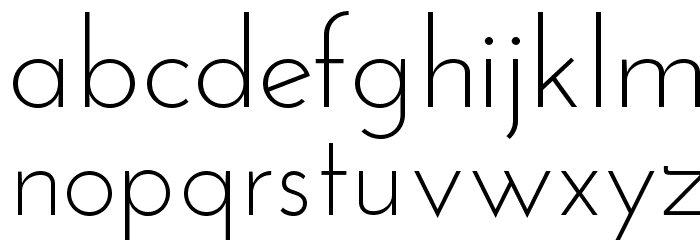JosefinSansStd-Light Font LOWERCASE
