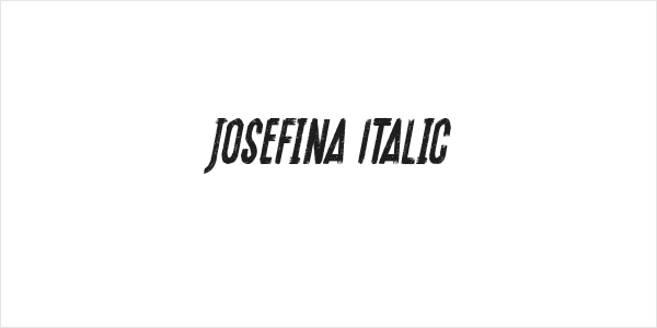 Josefina Italic Logo