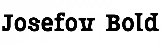 Josefov-Bold  Frei Schriftart Herunterladen
