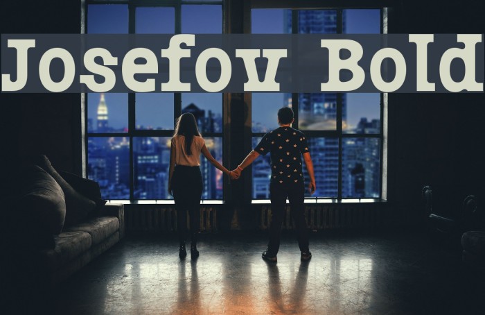 Josefov-Bold Font examples