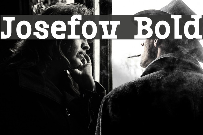 Josefov-Bold Font examples