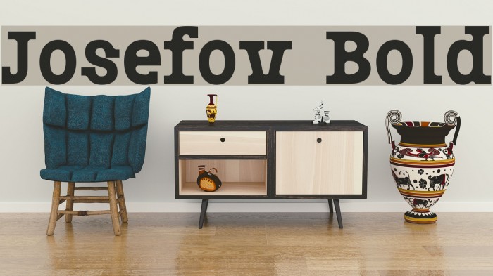 Josefov-Bold Font examples